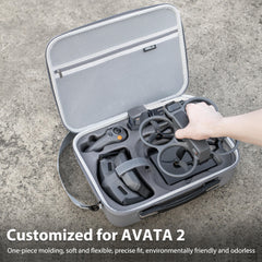 STARTRC Avata 2 Bag pārnēsājama ceļojumu soma DJI Avata 2 ar brillēm 3/divvirzienu uzlādes dokstacija, uzglabāšanas soma DJI RC Motion 3/inteliģentais lidojuma akumulators