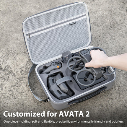 STARTRC Avata 2 Bag pārnēsājama ceļojumu soma DJI Avata 2 ar brillēm 3/divvirzienu uzlādes dokstacija, uzglabāšanas soma DJI RC Motion 3/inteliģentais lidojuma akumulators