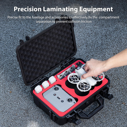 STARTRC Neo Case, ūdensnecaurlaidīgs pārnēsāšanas futrālis DJI Neo Fly More Combo ar RC-N3 tālvadības pulti, Neo Intelligent Flight Battery/Uzlādes centrmezgls