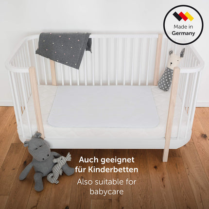 Blumtal® mazgājams urīna nesaturēšanas paliktnis 75x90 cm - Gultas paliktnis zīdaiņiem - OEKO-TEX sertificēts urīna nesaturēšanas paliktnis zīdaiņiem - Ūdensizturīgs gultas paliktnis - Urīna nesaturēšanas paliktnis 75x90 cm - 1 gab. komplekts