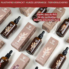 Heldengrün® ORGANISKĀ rīcineļļa matiem [100% DABĪGA] - Rīcineļļa - Dermatoloģiski pārbaudīta - Aukstā spieduma rīcineļļa - Matu, skropstu, uzacu un bārdas stiprināšanai