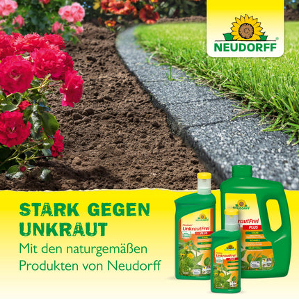 Neudorff Finalsan AF GierschFrei – ātras iedarbības nezāļu iznīcinātājs pret zemes plūškoku un kosu. Iedarbojas līdz pat matu saknēm, 750 ml