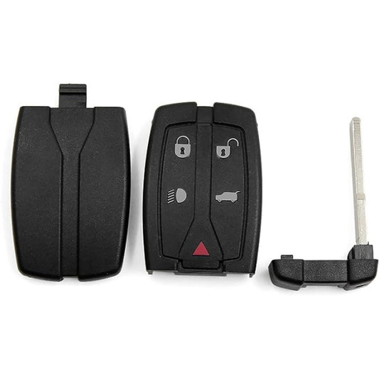 source card Car Key Shell Remote Control 5 Buttons Protective Key Case Remote Key Cover Replacement for 3043 A-Tx9 for Land Rover Freelander Discovery 2