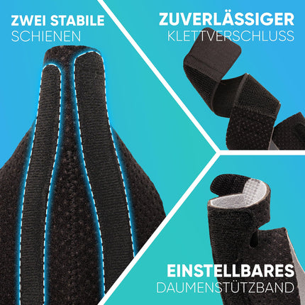 Health Press® īkšķa ortoze – elpojoša īkšķa šina – universāla īkšķa aizsardzība labajai/kreisajai pusei – īkšķa ortoze īkšķa apakšstilba locītavai – īkšķa atbalsts – medicīniski sertificēta īkšķa ortoze