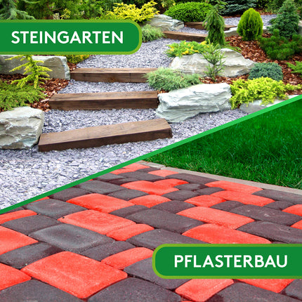 GardenGloss® 50 m² nezāļu apkarošanas audums – ūdenscaurlaidīgs nezāļu apkarošanas audums – plīstošs nezāļu apkarošanas audums 50 g/m² – augsta UV stabilitāte (50 m x 1 m, 1 rullis)