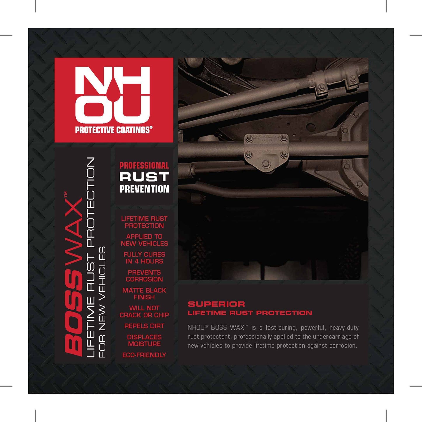 NHOU® BOSS WAX® Heavy-Duty Rust Inhibitor