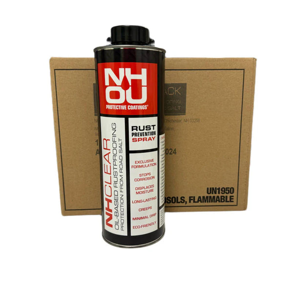 NHOU® caurspīdīgs eļļas pārklājums pret rūsu – 6x1L komplekts