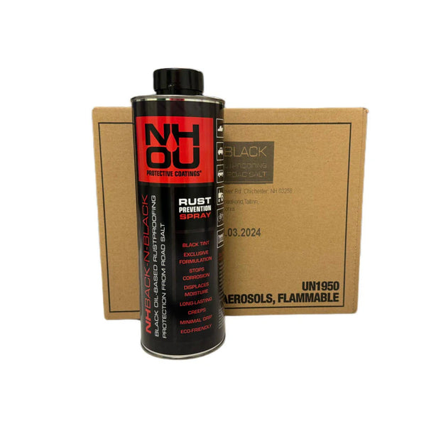 NHOU® Melnā eļļas pārklājums rūsas profilaksei – 6x1L Masterbox