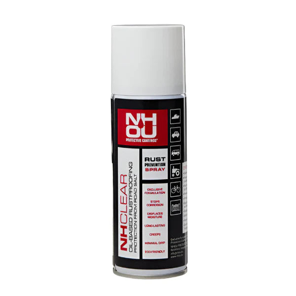 NHOU® Clear Oil šasijas aizsardzība – caurspīdīga pretkorozijas aizsardzība, 200 ml